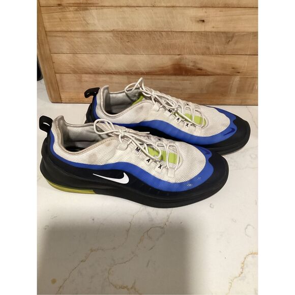 Nike Mens Air Max Axis Sz 10.5 Running Shoes Blue Black White - Picture 4 of 11
